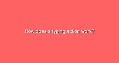 how does a typing action work 6052