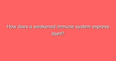 how does a weakened immune system express itself 5953