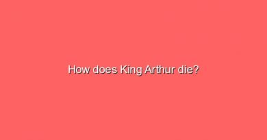 how does king arthur die 6954