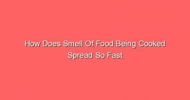 how does smell of food being cooked spread so fast 15188