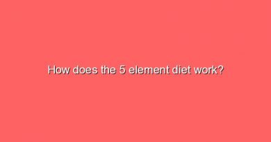 how does the 5 element diet work 11547