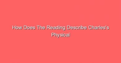 how does the reading describe charless physical appearance 15191