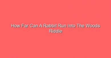how far can a rabbit run into the woods riddle 30939 1