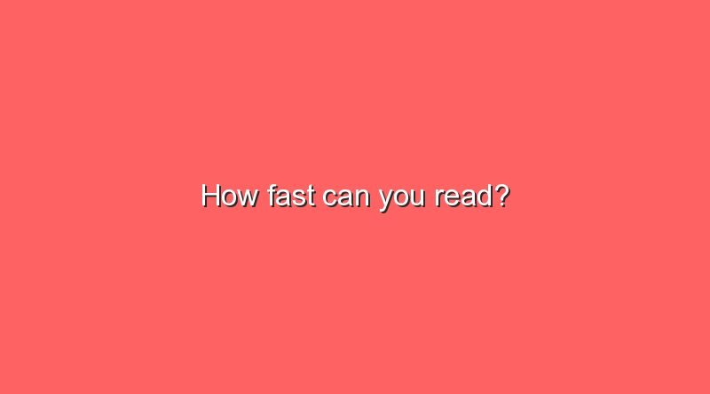 how fast can you read 8812