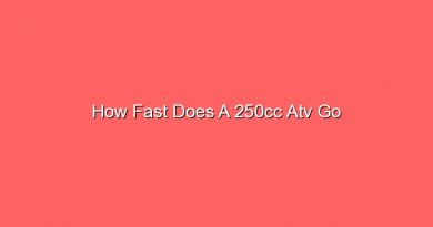 how fast does a 250cc atv go 13373