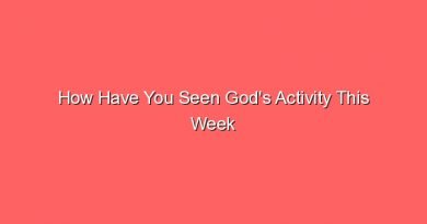 how have you seen gods activity this week 31024 1