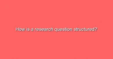 how is a research question structured 9126