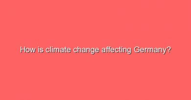 how is climate change affecting germany 8099