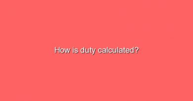 how is duty calculated 9602