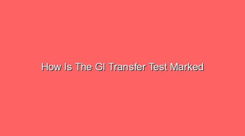 how is the gl transfer test marked 15256