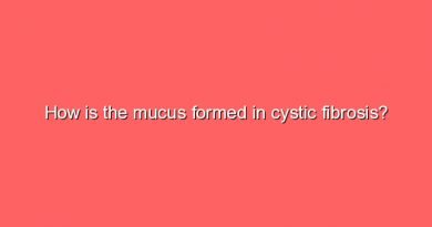 how is the mucus formed in cystic fibrosis 9993