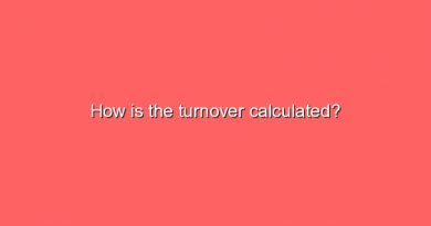 how is the turnover calculated 6022