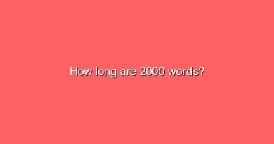 how long are 2000 words 7328