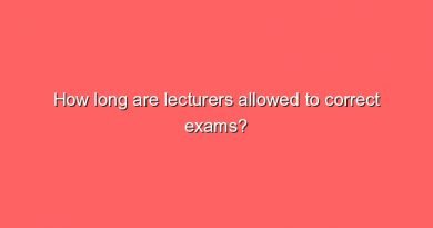 how long are lecturers allowed to correct exams 6140