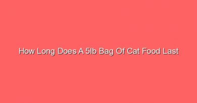 how long does a 5lb bag of cat food last 31154 1