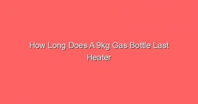 how long does a 9kg gas bottle last heater 15279