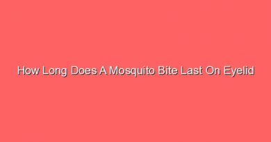 how long does a mosquito bite last on eyelid 31176 1