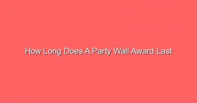 how long does a party wall award last 31180 1