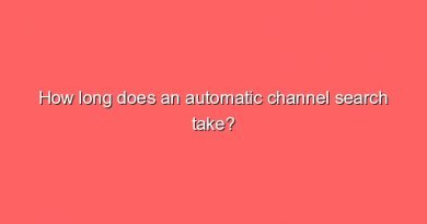 how long does an automatic channel search take 9219