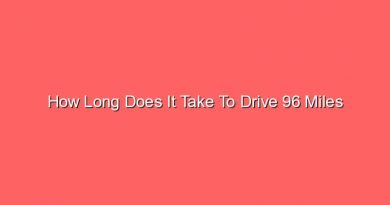 how long does it take to drive 96 miles 31243 1