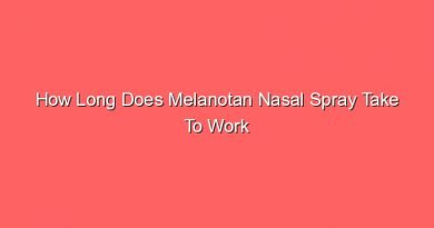 how long does melanotan nasal spray take to work 15244