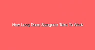 how long does sizegenix take to work 15254
