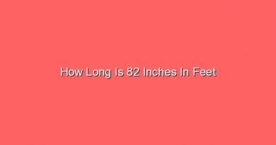 how long is 82 inches in feet 13721