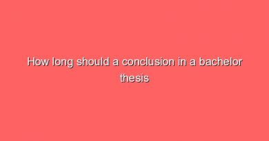 how long should a conclusion in a bachelor thesis be 7257