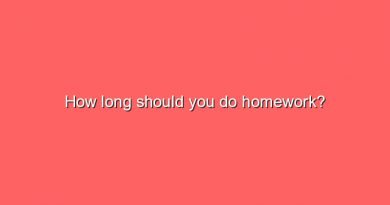 how long should you do homework 5299