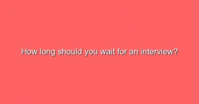 how long should you wait for an interview 11001