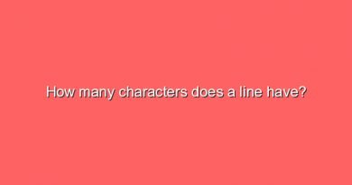 how many characters does a line have 8095