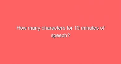 how many characters for 10 minutes of speech 7594