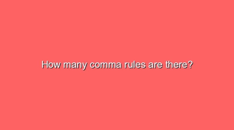 how many comma rules are there 10831