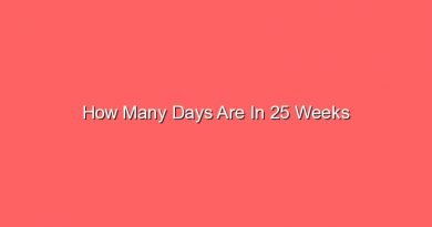 how many days are in 25 weeks 14260