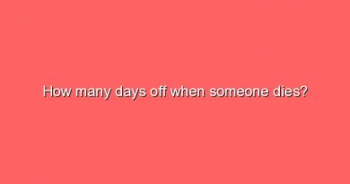 how many days off when someone dies 11099