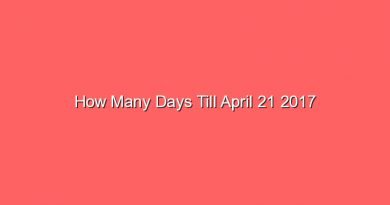 how many days till april 21 2017 15358