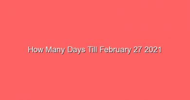 how many days till february 27 2021 13203