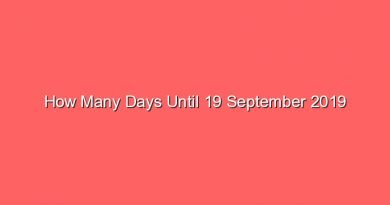 how many days until 19 september 2019 15421