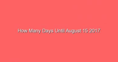 how many days until august 15 2017 15454