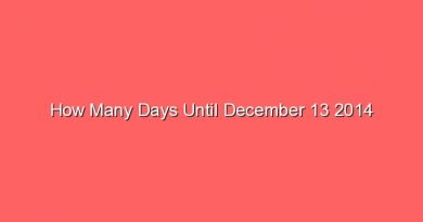 how many days until december 13 2014 15460