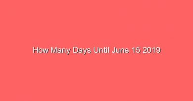 how many days until june 15 2019 15448