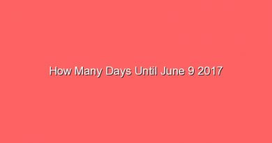 how many days until june 9 2017 15452
