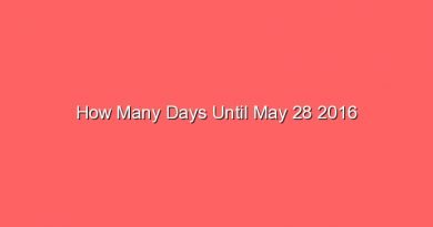how many days until may 28 2016 15467