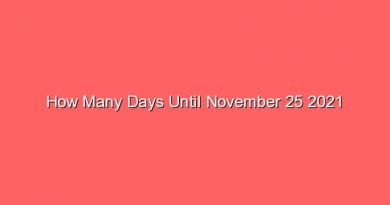 how many days until november 25 2021 13770