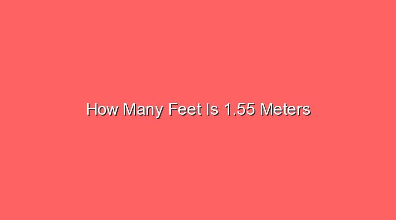 how many feet is 1 55 meters 15489