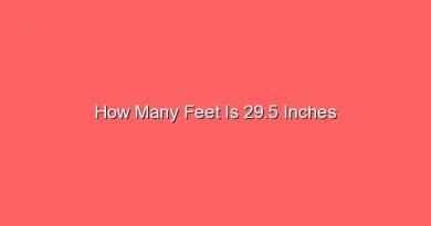 how many feet is 29 5 inches 13778