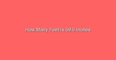 how many feet is 59 5 inches 13784