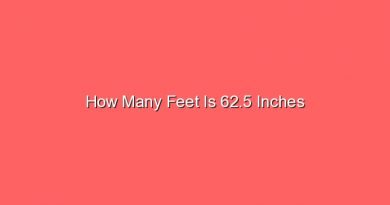 how many feet is 62 5 inches 13219