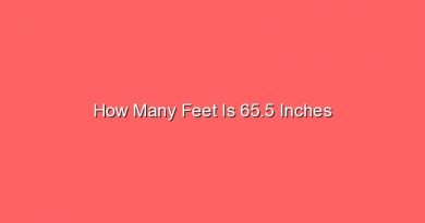 how many feet is 65 5 inches 13222