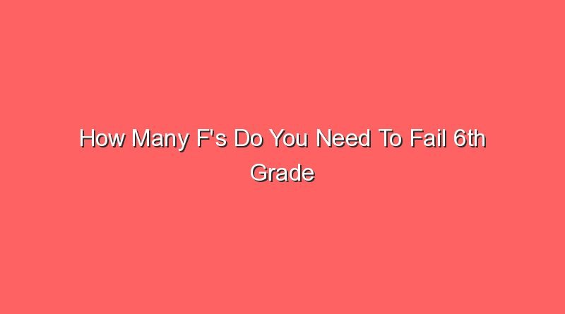 how many fs do you need to fail 6th grade 12861